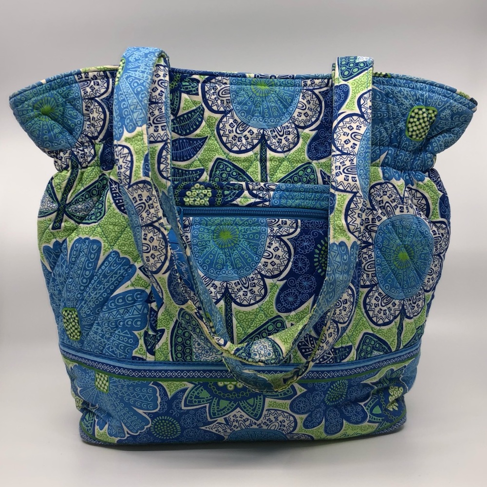 Vera Bradley Retired Doodle Daisy Laura Bag